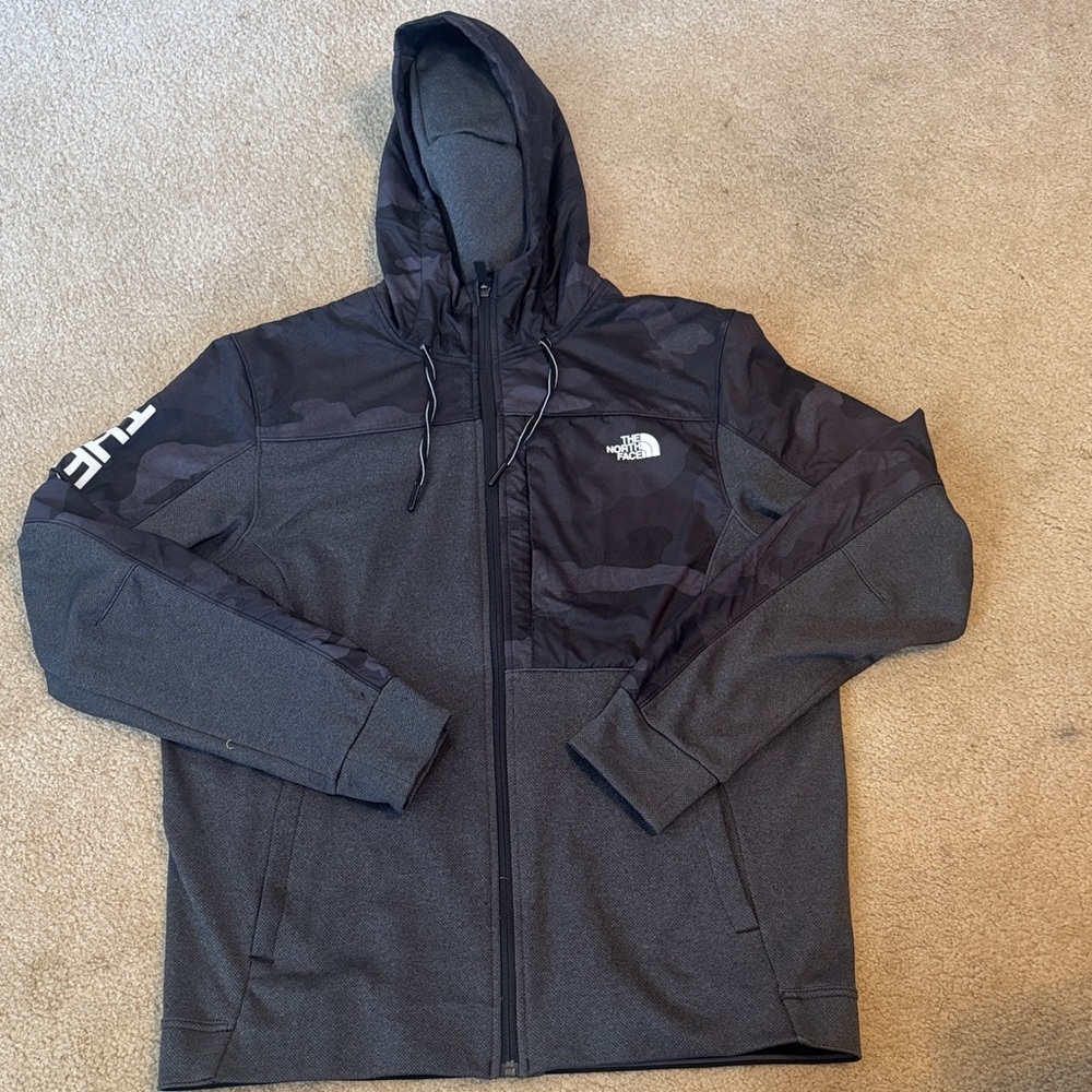 The North Face Men's Gray and Black Performance Jacket